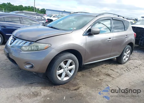 2009 Nissan Murano S from USA, damaged, VIN JN8AZ18W09W139522